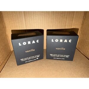 Lorac PRO Loose Setting Powder Vanilla New Face Makeup 2 of them